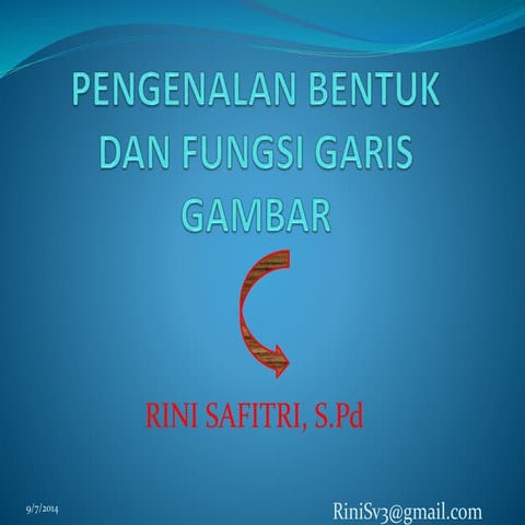 Pengenalan bentuk dan fungsi garis gambar