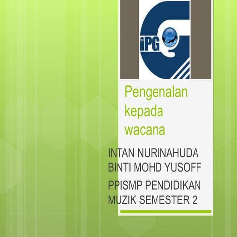 Pengenalan kepada wacana 