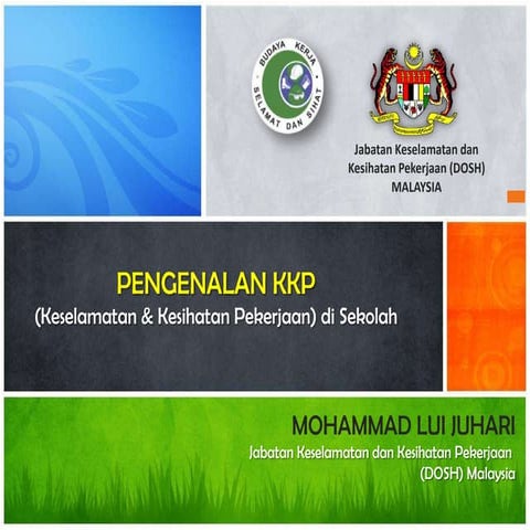 Pengenalan OSH in School