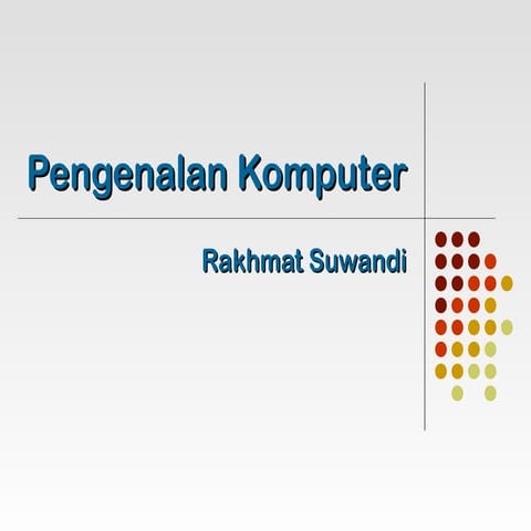 Pengenalan komputer