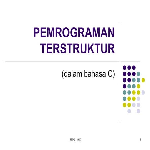 Pengenalan konsep pemrograman c++ 