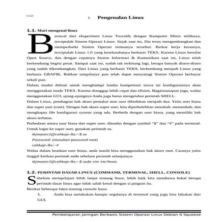 Networking Suppot with debian