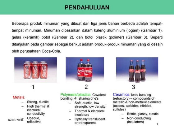 MATERIAL TEKNIK 1 • Definisi material teknik • Klasifikasi material ...