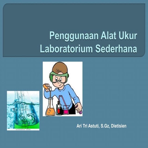 Pengenalan peralatan laboratorium kimia sederhana