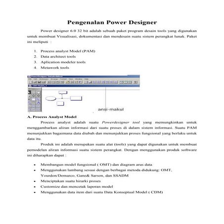 Pengenalan power designer