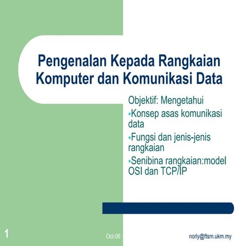 Pengenalan rangkaian