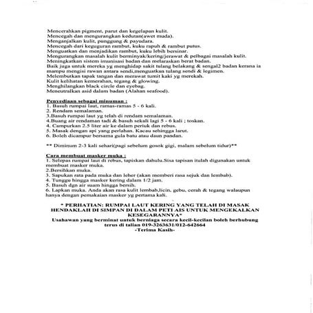 Pengenalan rumpai laut