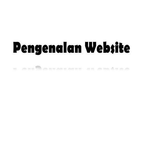Pengenalan web | PPT
