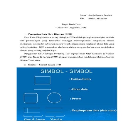 Pengertian data flow diagram