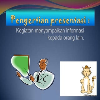 Pengertian presentasi v.b