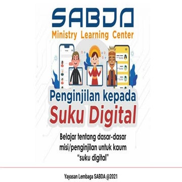 Penginjilan kepada Suku Digital