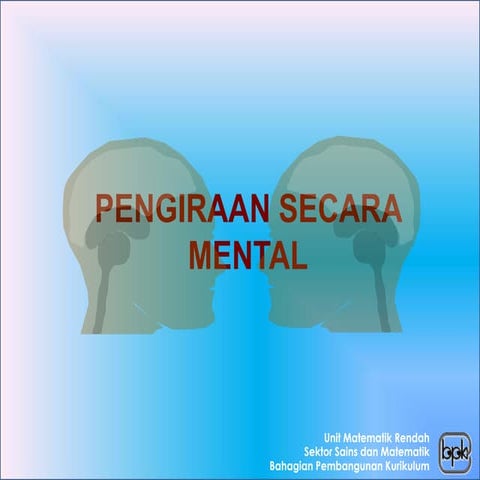 Pengiraan secara mental tahun2