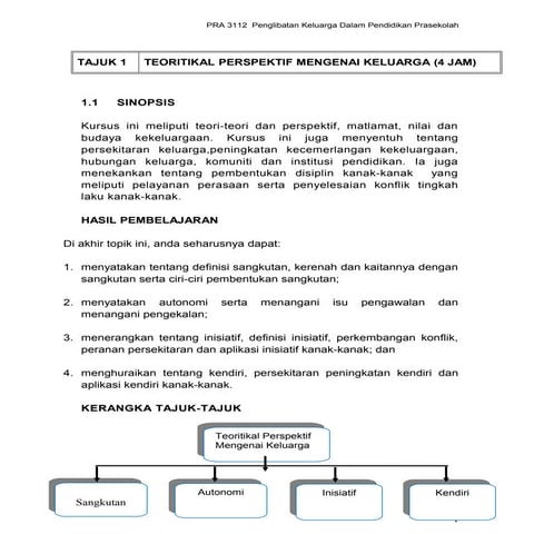 Penglibatan keluarga dalam pendidikan prasekolah