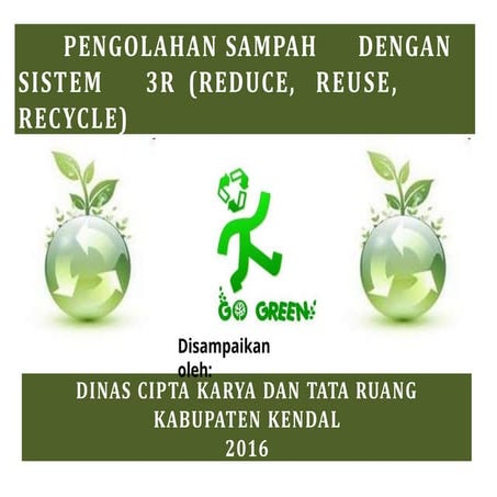 Pengolahan sampah organik dengan metode 3R | PPTX