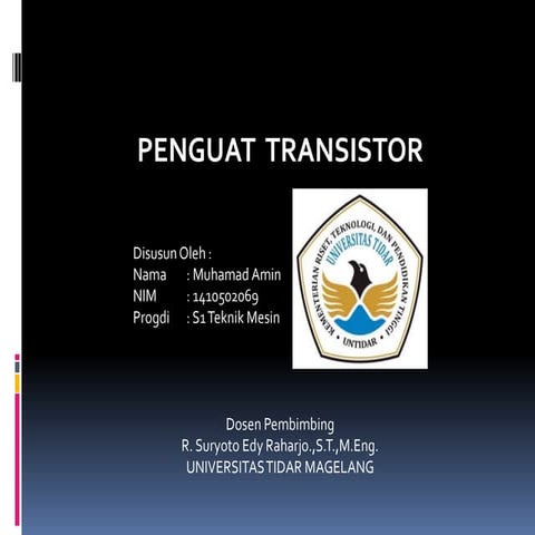 Penguat transistor
