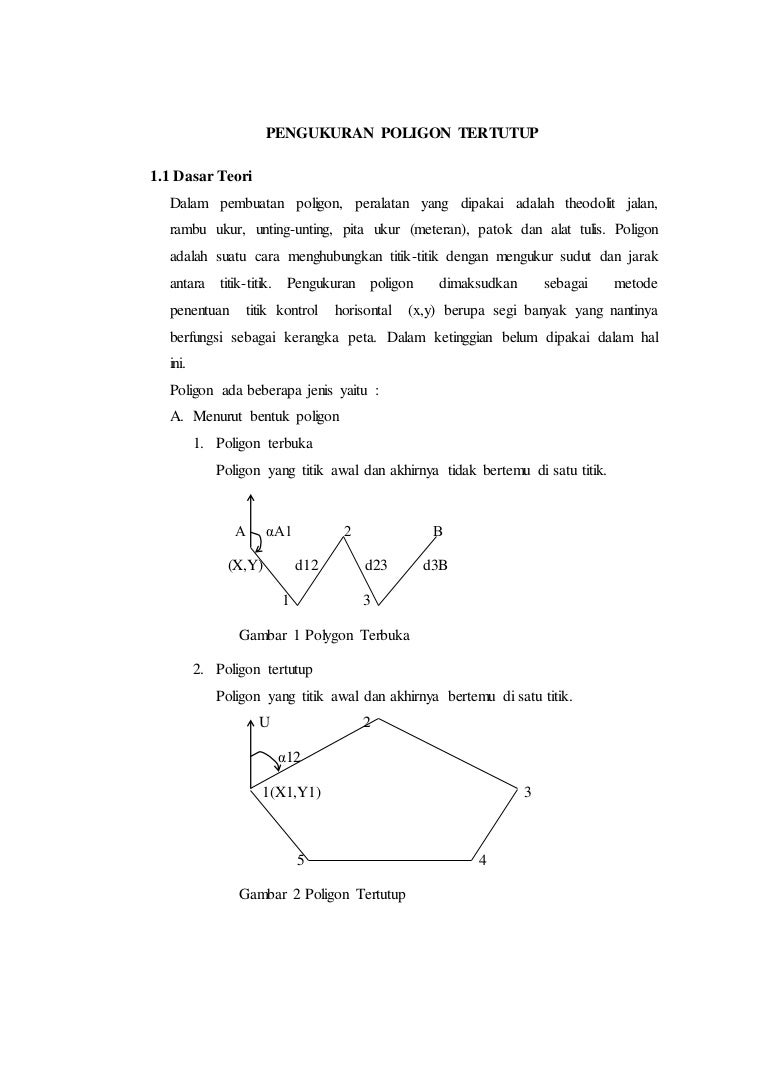 Pengukuran Poligon Tertutup