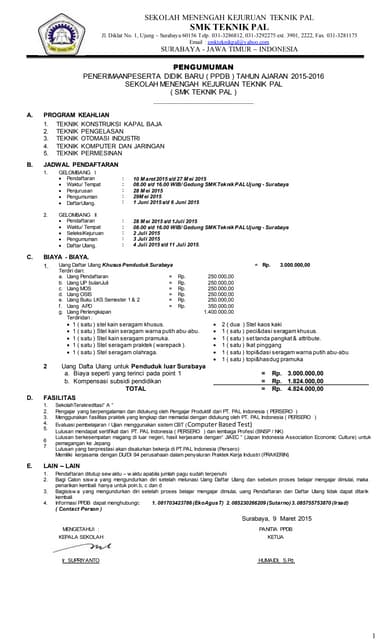 Formulir pendaftaran-ppdb-2016-fix | DOCX