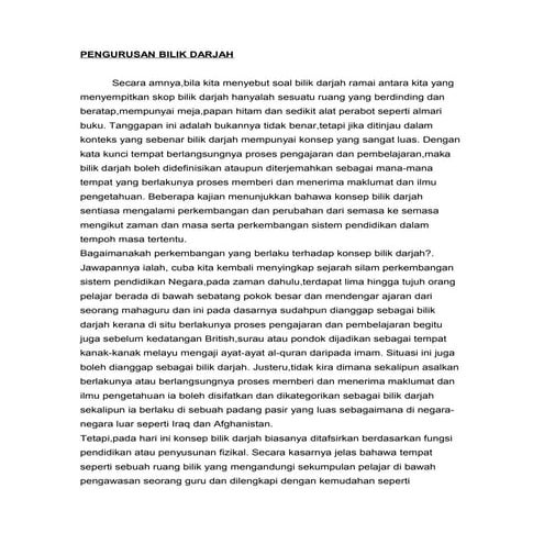 Pengurusan bilik-darjah