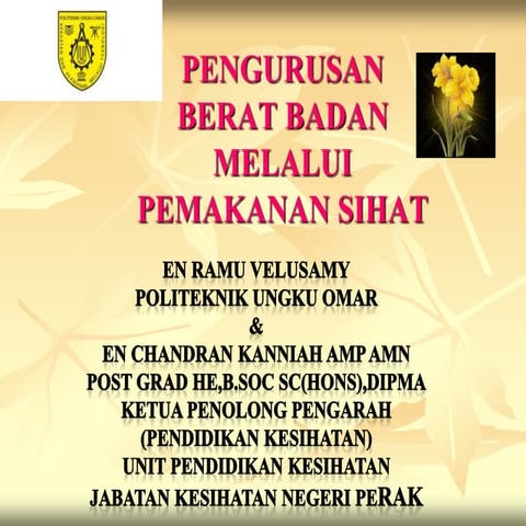 Pengurusan berat badan 