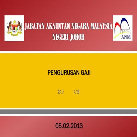 Pengurusan gaji