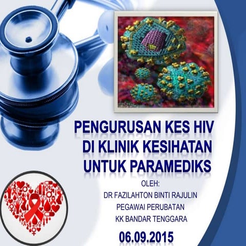 Pengurusan kes hiv di klinik kesihatan