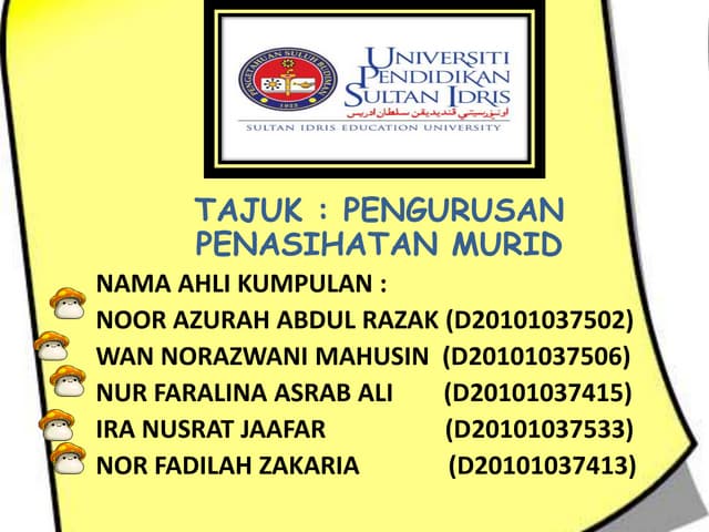 Pengurusan penasihatan murid