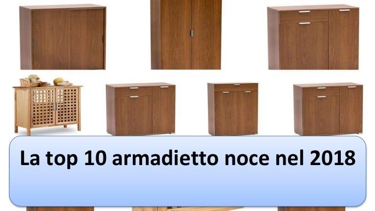 Legno MeMi Me240NOC Armadietto due ante con cassetto gia montato 36.6x75x78 cm Noce
