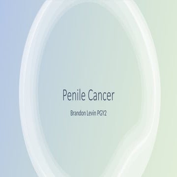 penile cancer management and treatment of