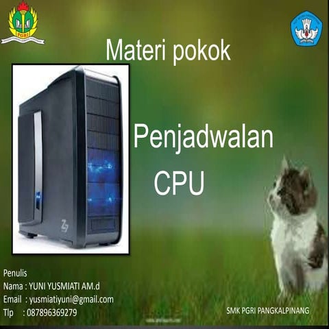 Penjadwalan cpu blog