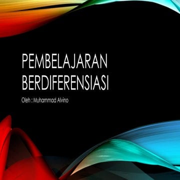 Penjelasan Pembelajaran Berdiferensiasi.pptx