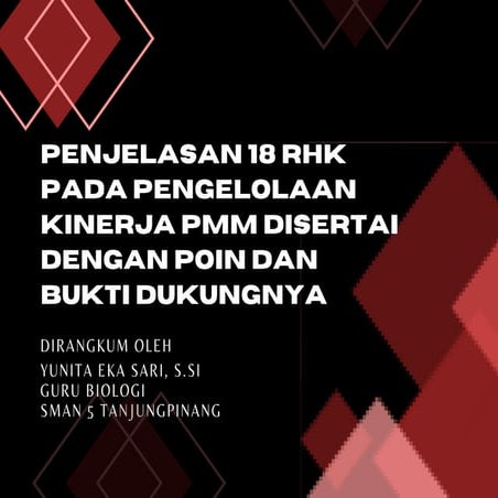 Penjelasan Rhk Atau Rencana Hasil Kerja Pptx