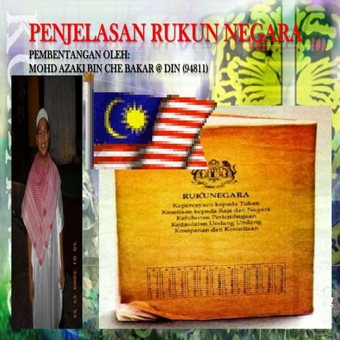 Penjelasan Rukun Negara | PPTX