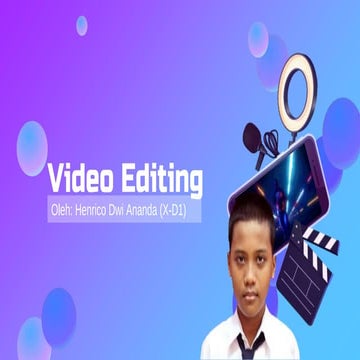 Video Editing