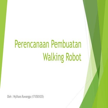 Walking robot - Penjual sayur
