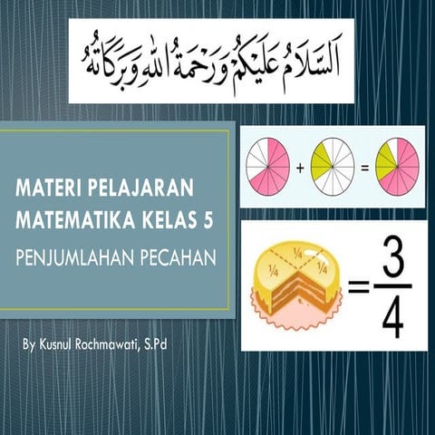 Penjumlahan Dan Pengurangan Pecahan Pptx