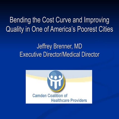 LDI Health Policy Seminar with Jeffrey Brenner_ Bending the Cost Curve and Im...