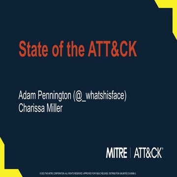 State of the ATT&CK May 2023