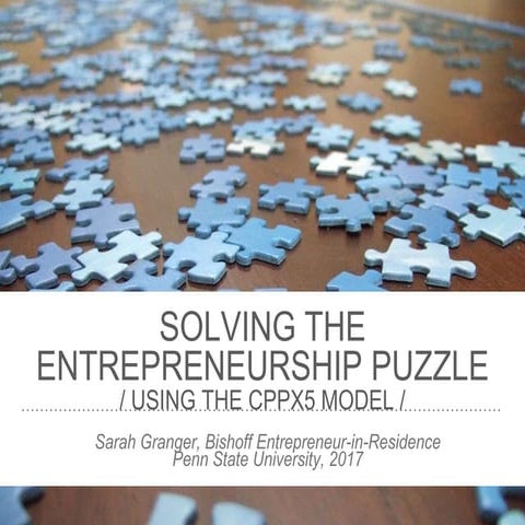 Solving the Entrepreneurship Puzzle