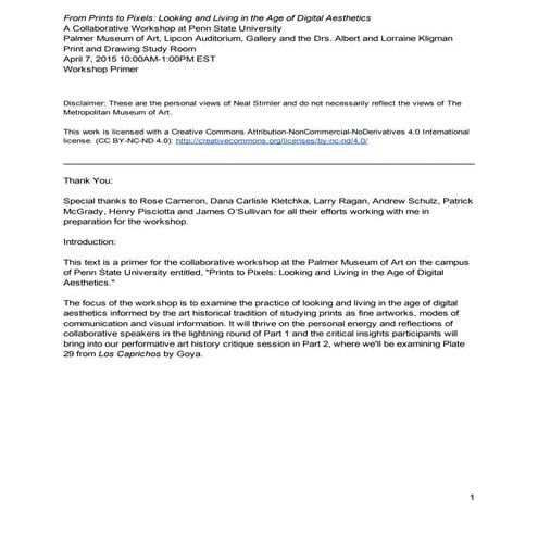 From Prints to Pixels: Looking and Living in the Age of Digital Aesthetics Wo...