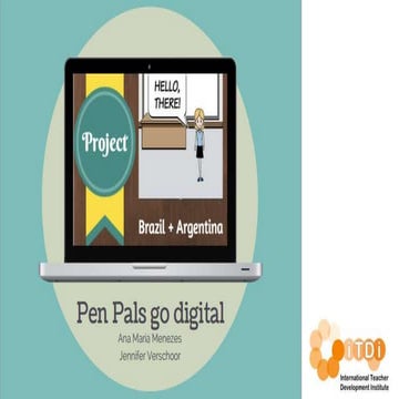 Pen pals go digital presentation iTDiMooc