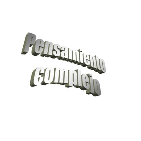 Pensamiento complejo