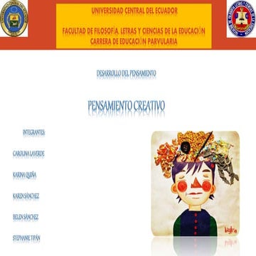 Pensamiento creativo