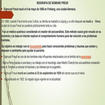 Freud y su teoría | PPTX