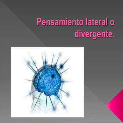 Pensamiento divergente