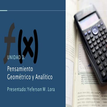 Pensamiento geometrico y analitico yeferson