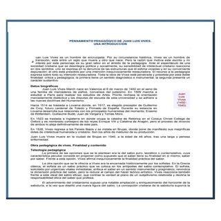 Pensamiento pedagógico de juan luis...