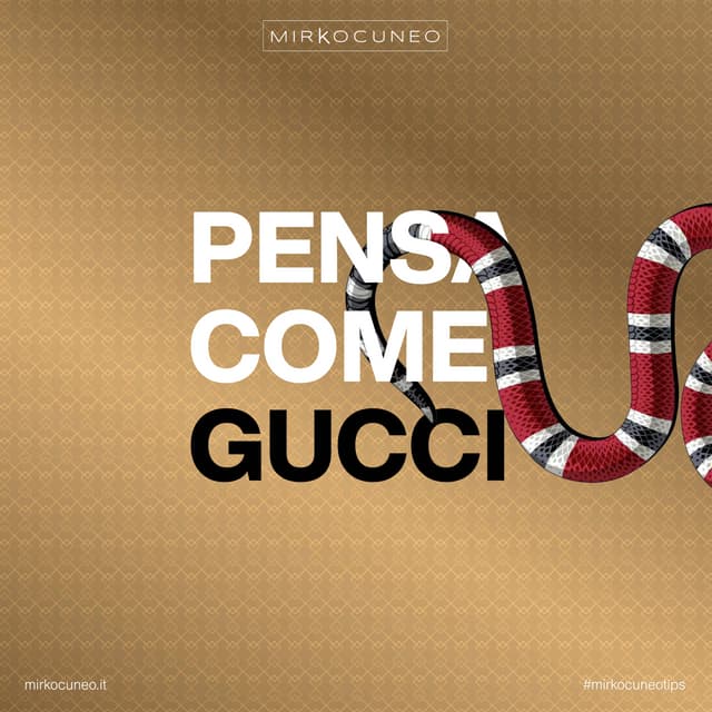 Pensa come Gucci