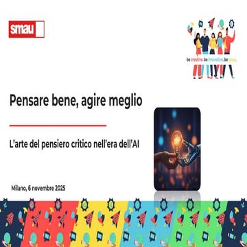 SMAU Milano 2025 - Leonarda Vanicelli - Pensare bene, agire meglio: l’arte de...