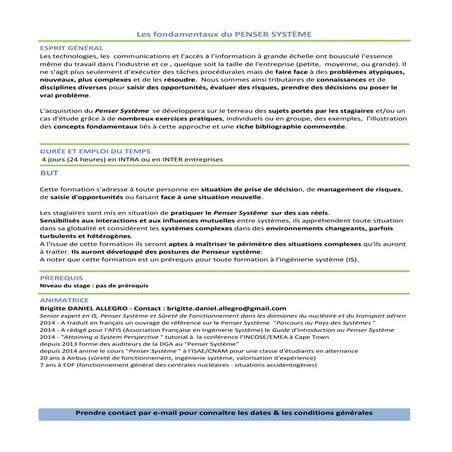 Les fondamentaux du penser système