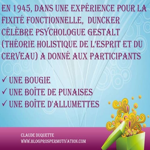 Pensez hors de la boite